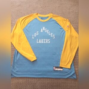Los Angeles Lakers NBA 75th Warm-up Dri Fit Shirt